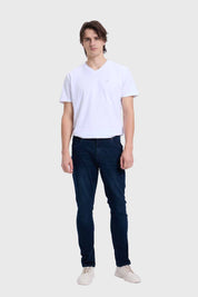 JEANS HOMBRE ROTURA BOLSILLO AZUL OSCURO