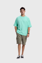 Polera Hombre Oversize Verde