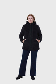 Polar Mujer Peludo Negro