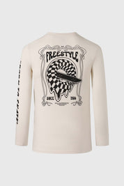 Polera Niño Print Crudo
