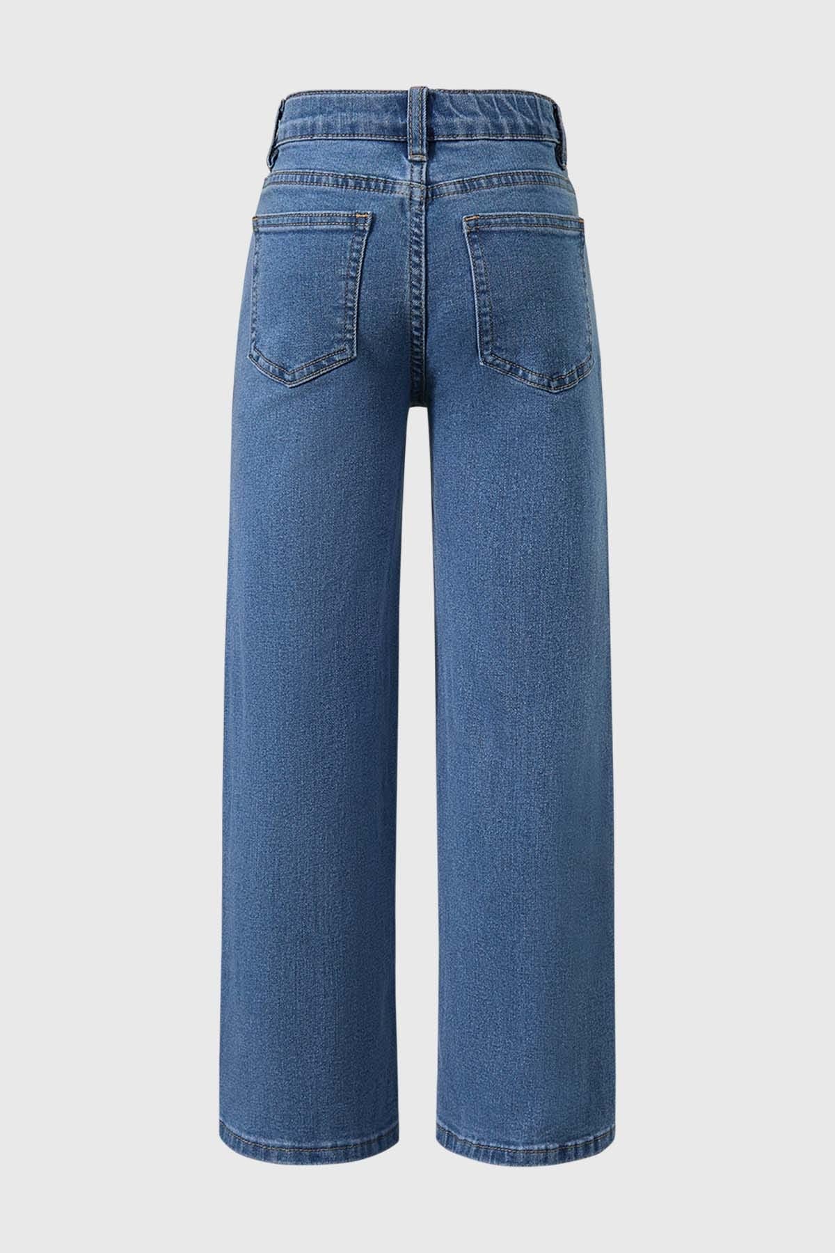 JEANS NIÑA ESTRELLA CELESTE