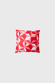 Cojín Geométrico Fucsia