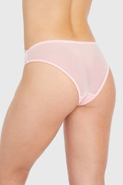 Calzón Mujer Pantaleta Detalle Encaje Palo Rosa