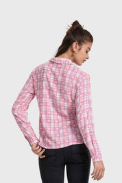 Blusa Mujer Abotonada Rosado