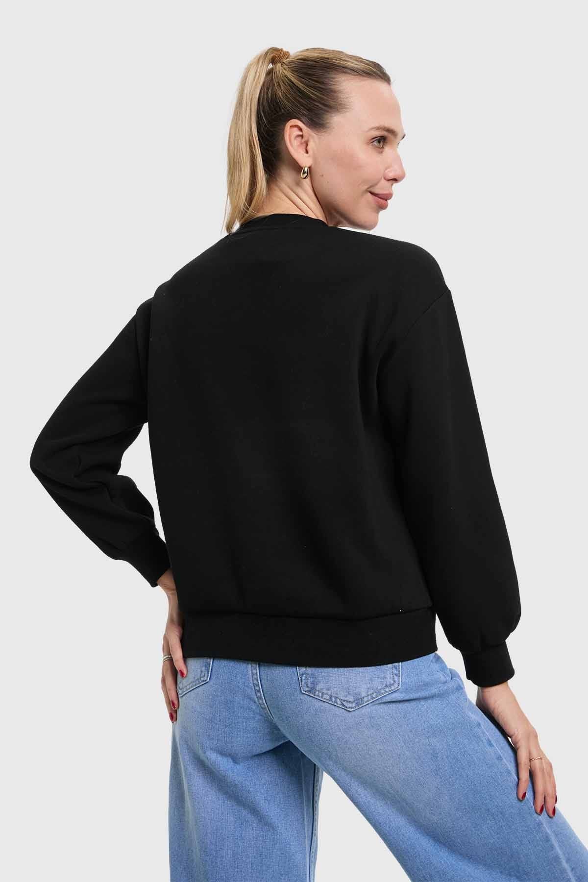 Polerón Mujer Negro