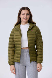 Parka Mujer Corta Verde