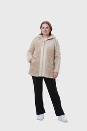 Polar Mujer Peludo Beige