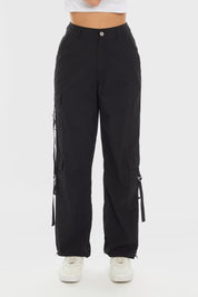 Pantalón Mujer Parachute Negro