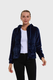 Polar Mujer Entallado Azul