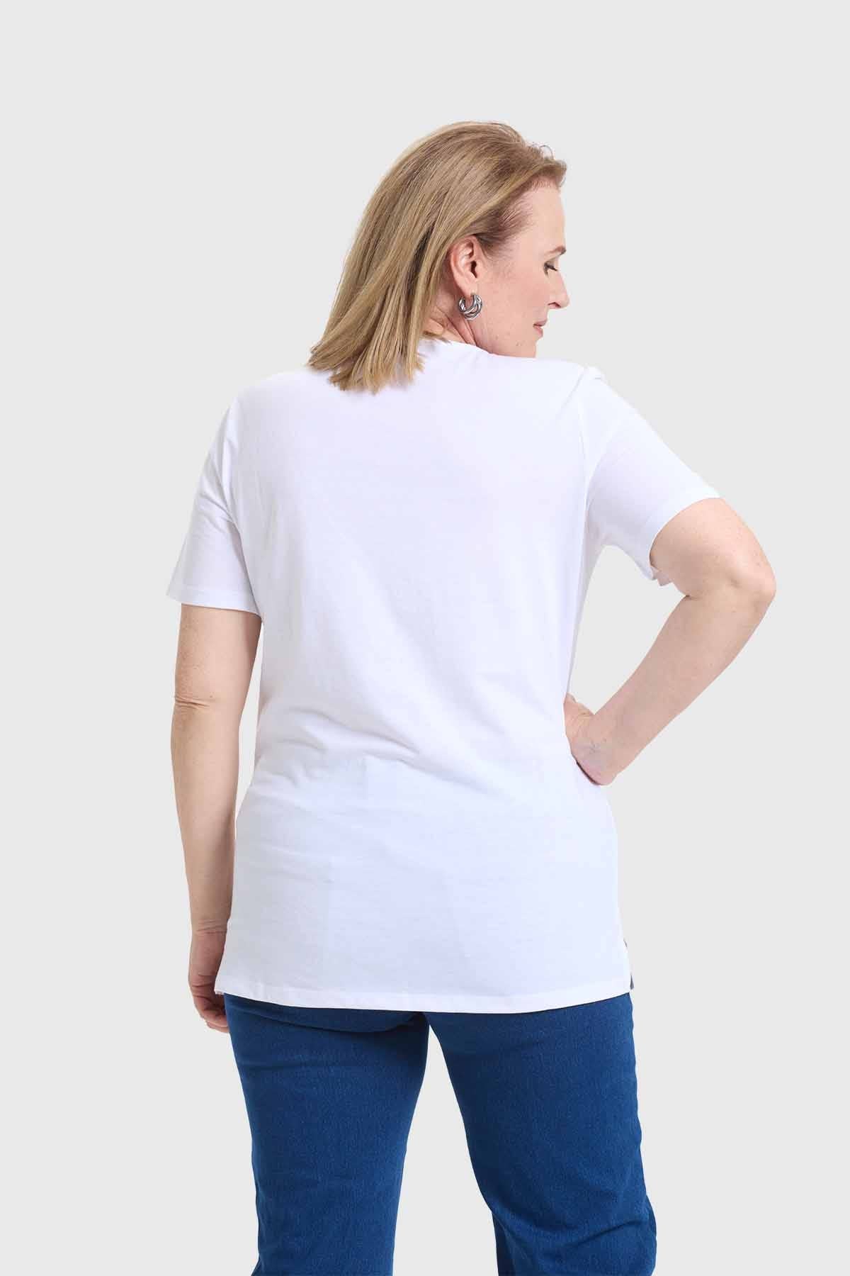 Polera Mujer Con Tachas Crudo