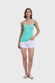 Polera Mujer Pabilo Básico Aqua