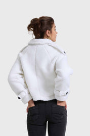 Chaqueta Mujer Polar Crudo