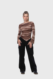 Polera Mujer Café