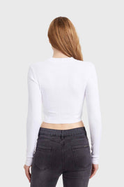 SWEATER MUJER CROP BLANCO I