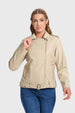 Chaqueta Mujer Biker Beige