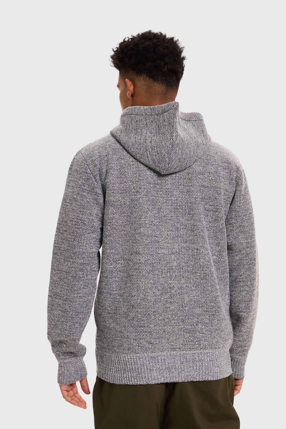Sweater Hombre Hoodie Gris