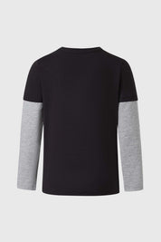 Polera Niño Doble Manga Básica Marengov