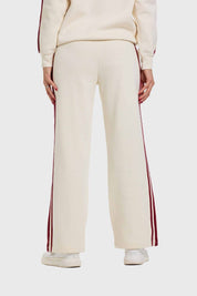 Pantalón Mujer Rayas Crudo