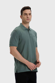Polera Hombre Con Logo Verde