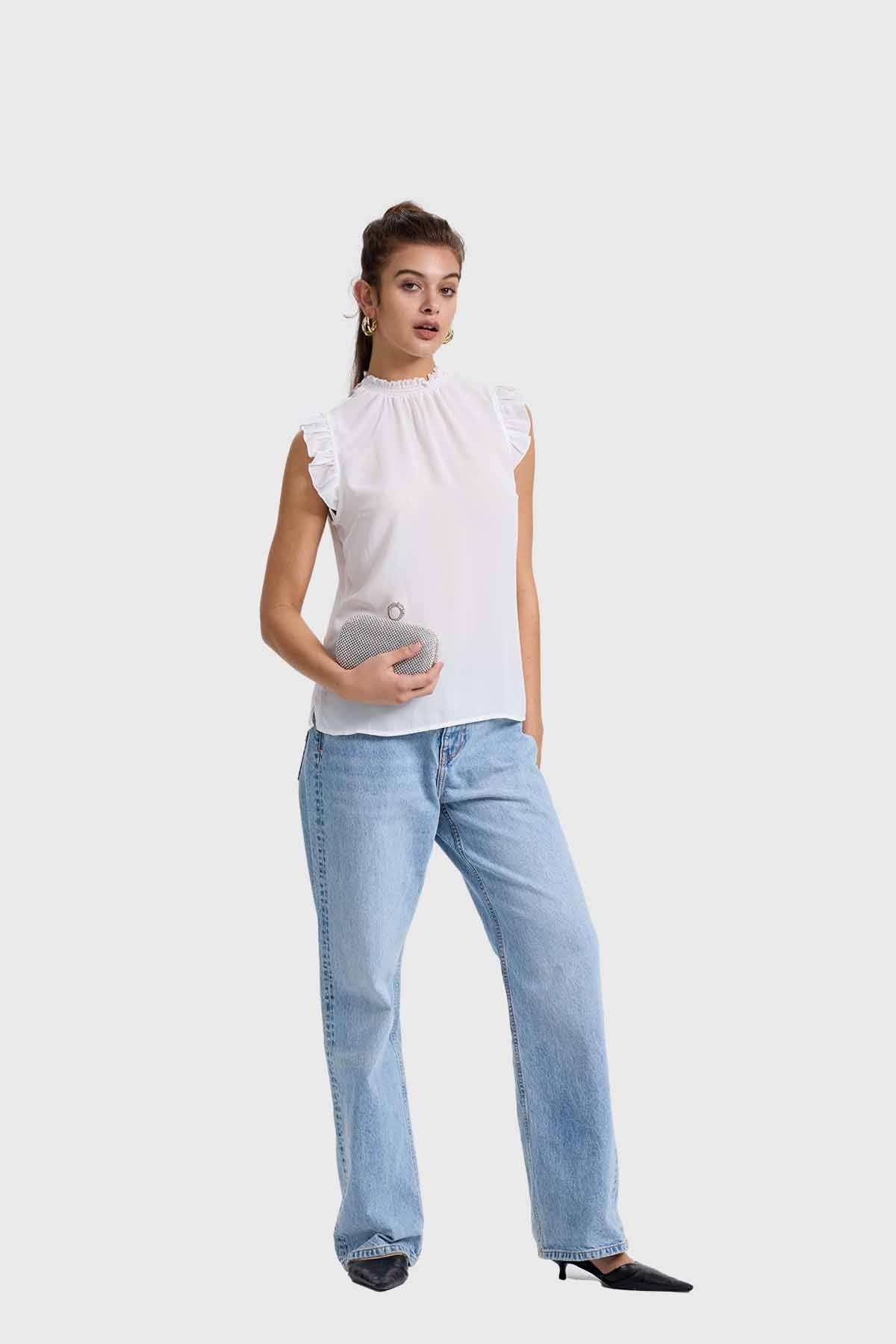 Blusa Mujer Vuelo Crudo