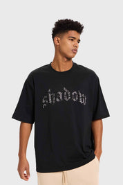 Polera Hombre Bordado Negro