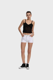 Polera Mujer Con Lazo Negro