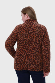 Chaqueta Mujer Reversible Café