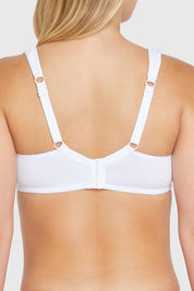 Sostén Mujer Maternal Broche Amplio Blanco