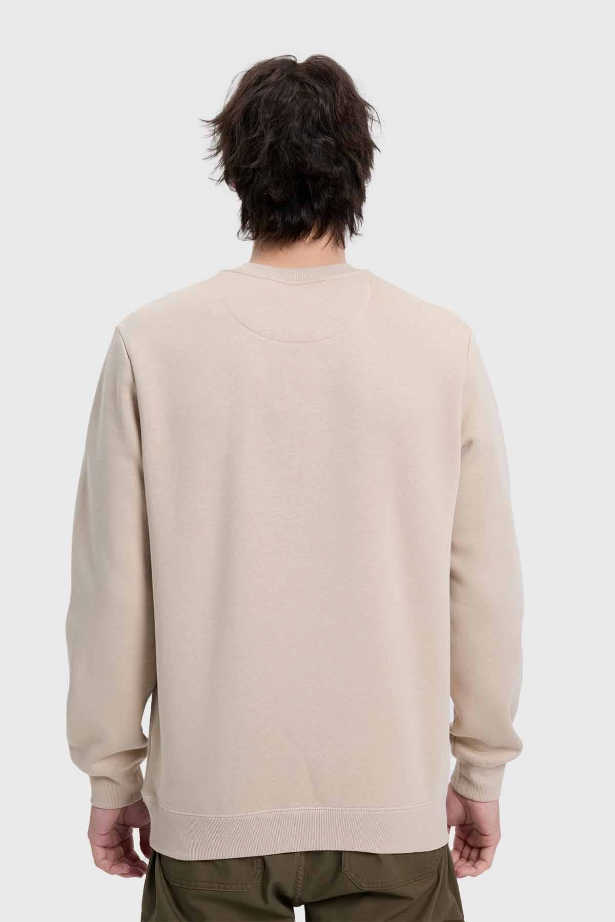 Polerón Hombre Básico Beige