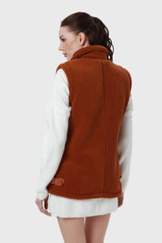 Polar Mujer Corderito Hebilla Camel