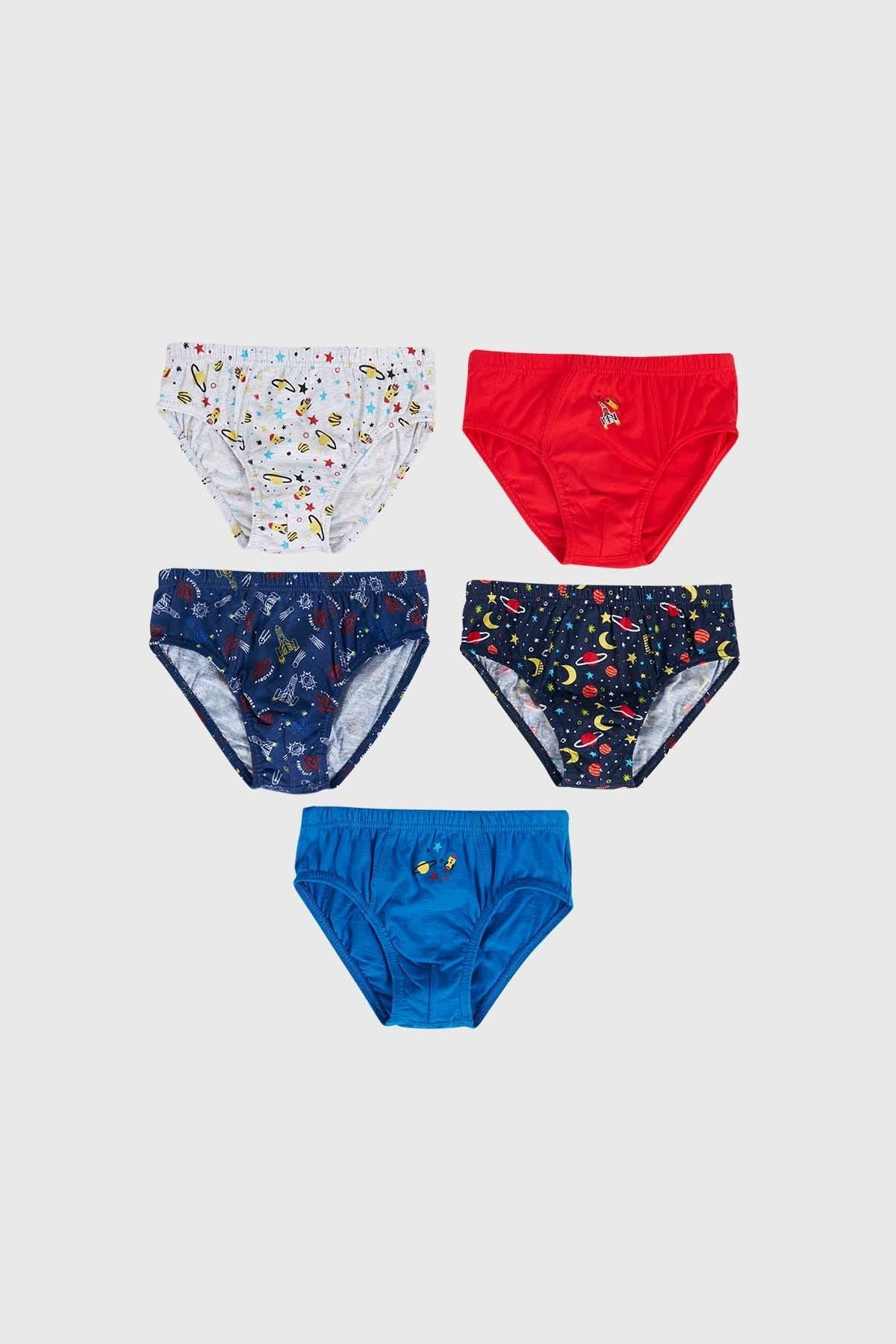 Boxer Niño 5Pack Azul