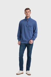 Polerón Hombre Half Celeste