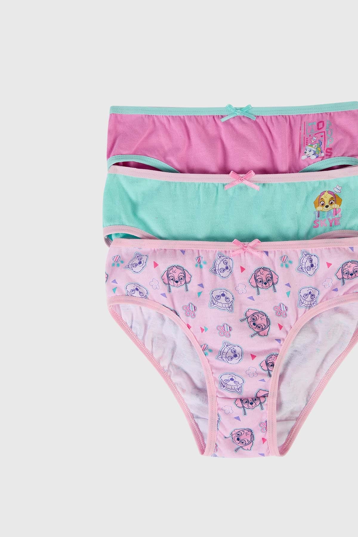 Calzón Niña Tripack Skye Paw Patrol Turquesa