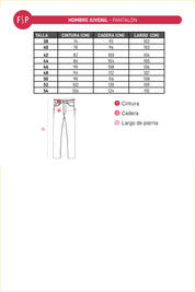 JEANS HOMBRE STRAIGHT 605 AZUL I