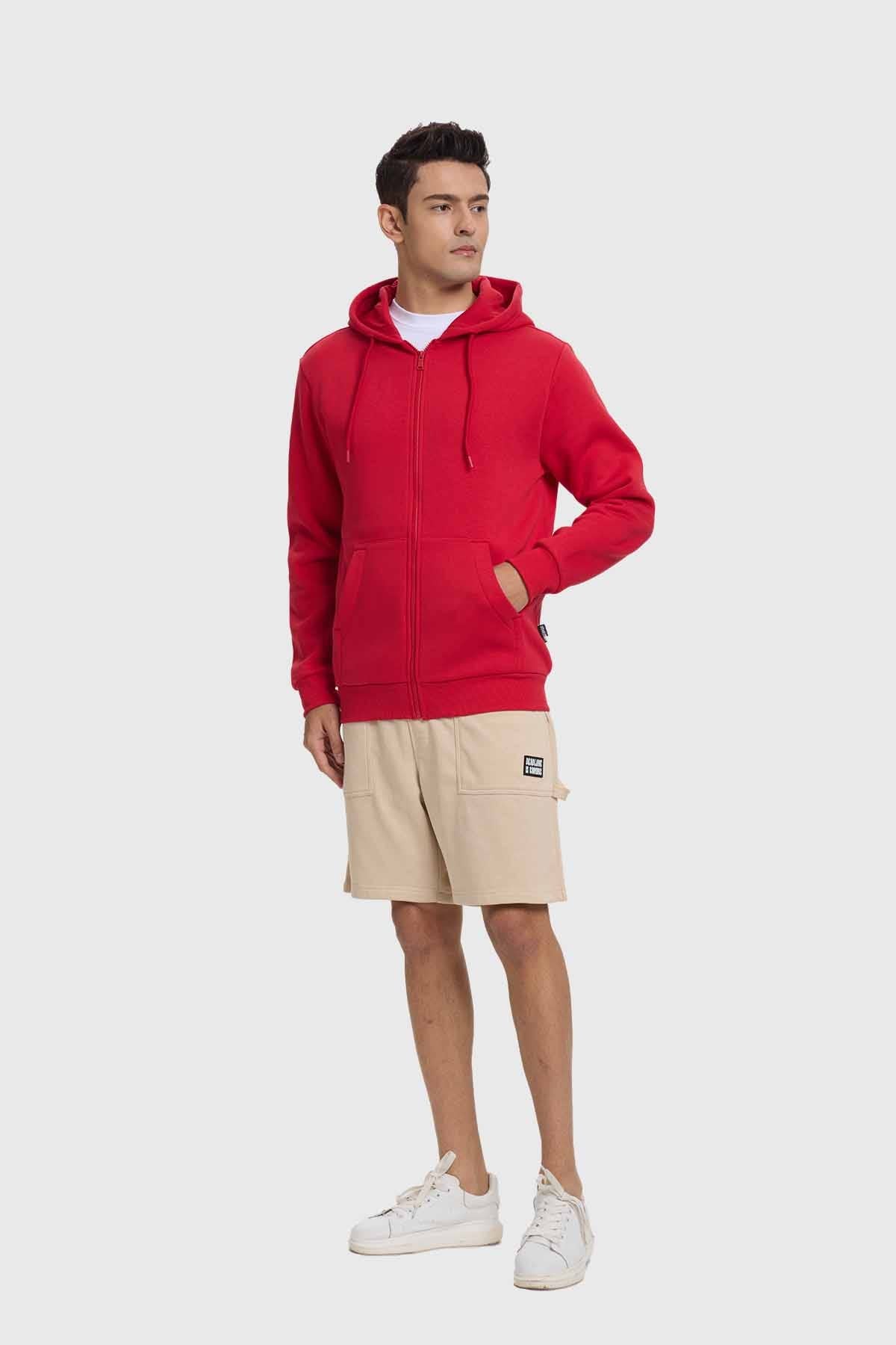 Polerón Hombre Rojo