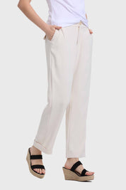 Pantalón Mujer Sastrero Arena