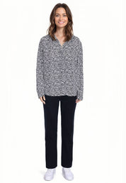 Blusa Mujer Estampado Crudo