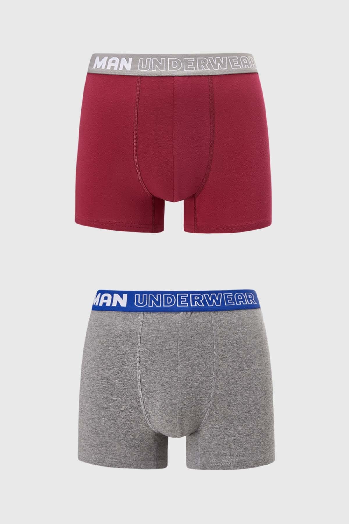 Boxer Hombre Burdeo