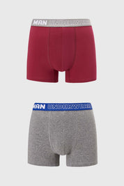 Boxer Hombre Burdeo