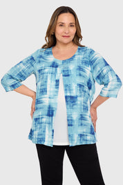 Blusa Mujer Crep Abertura Calipso