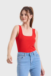 Polera Mujer Body Rojo