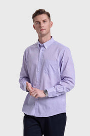 Camisa Hombre Fantasía Lila