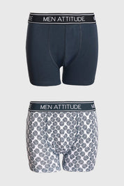 Boxer Hombre Bipack Azul