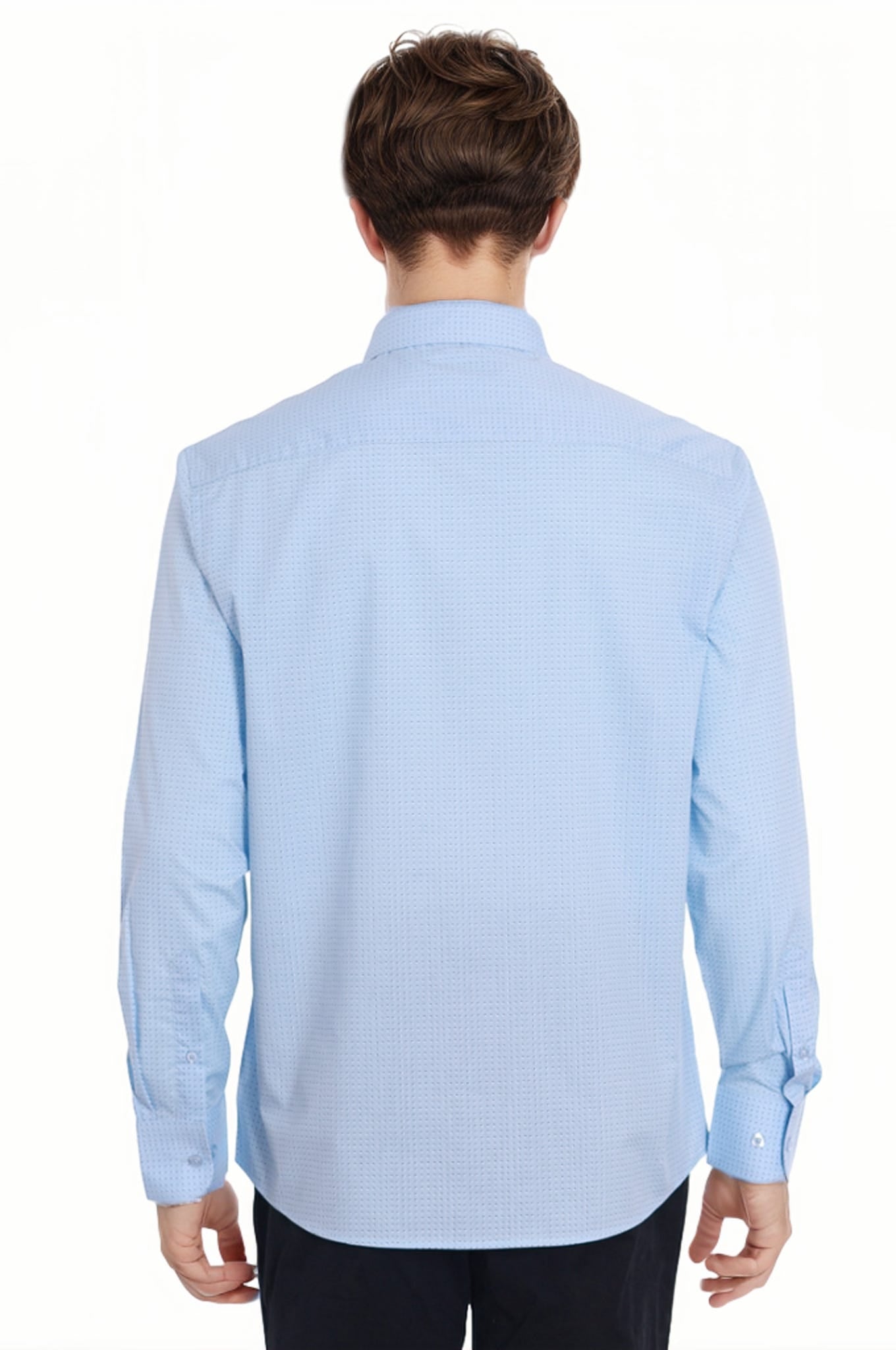 Camisa Hombre Fantasía Celeste