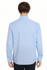 Camisa Hombre Fantasía Celeste