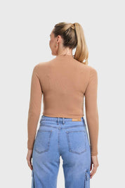 Polera Mujer Beatle Camel
