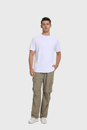 Polera Hombre Long Fit Básica Blanco