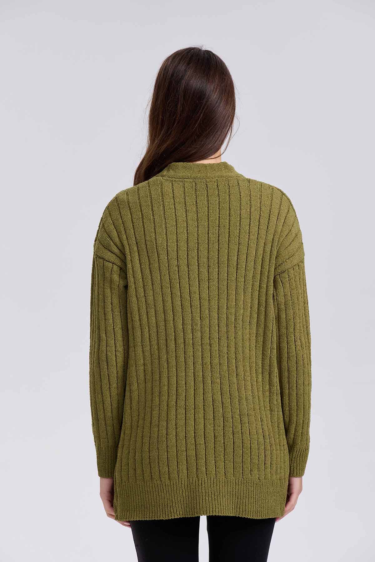 Sweater Mujer Tapado Verde
