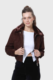 CHAQUETA MUJER BONDED CHOCOLATE