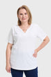 Polera Mujer Apertura Crudo